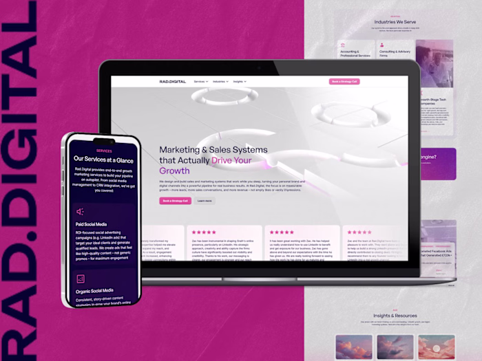Growth Marketing Agency Website |