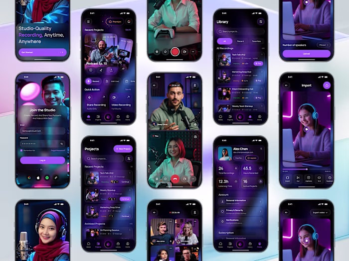 AI Podcast Creator App –