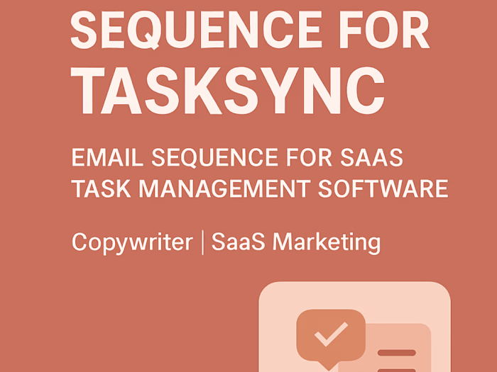 TaskSync Trial Conversion Email Sequence