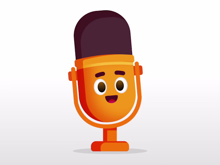 Reactive Rive Mascot for Podcast App