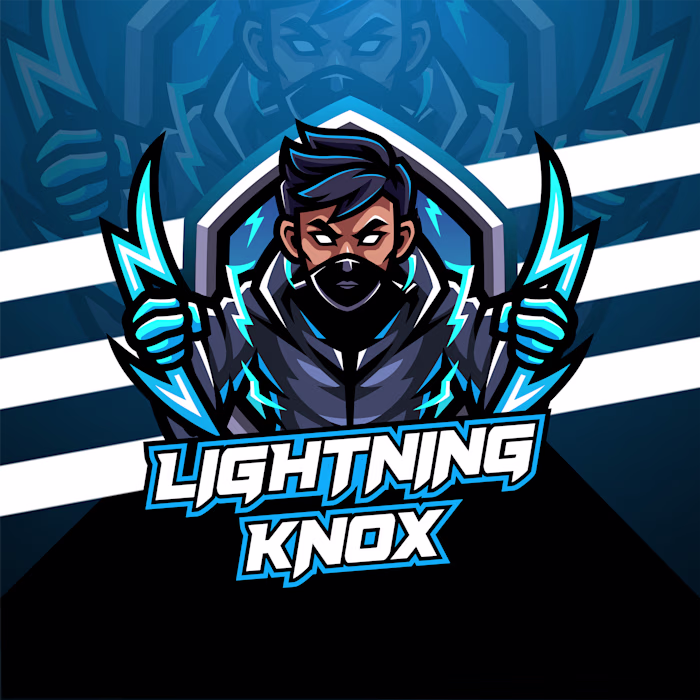 Lightning Knox Gaming Logo Designed