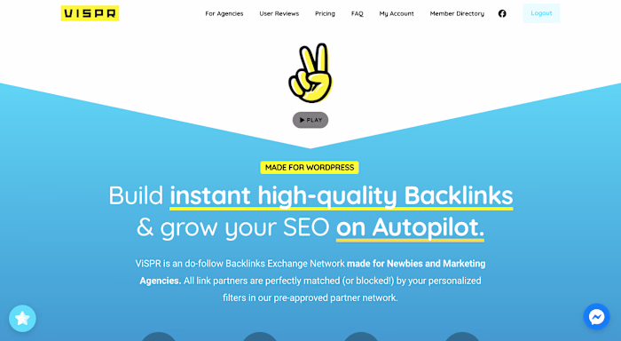 ViSPR - SEO Backlinks Exchange Partner Directory for WordPress