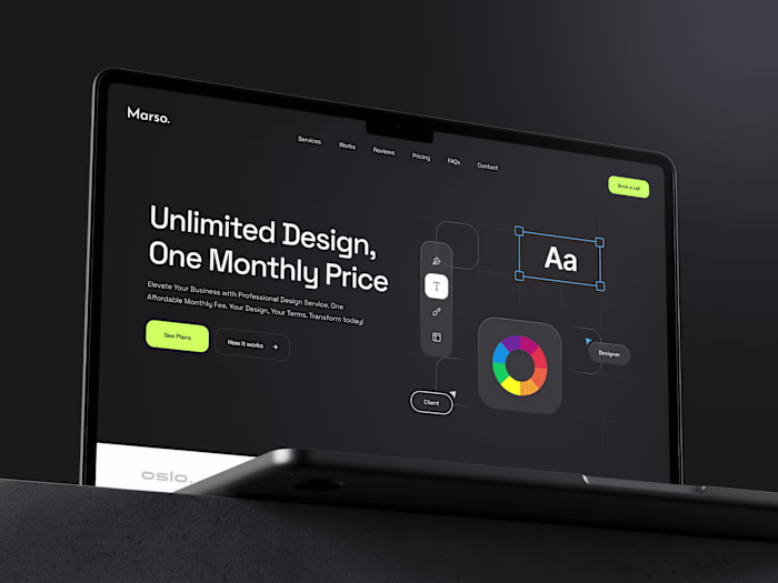 Marso - Agency Framer Website