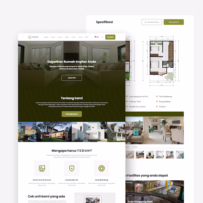 TEDUH - Real Estate Website