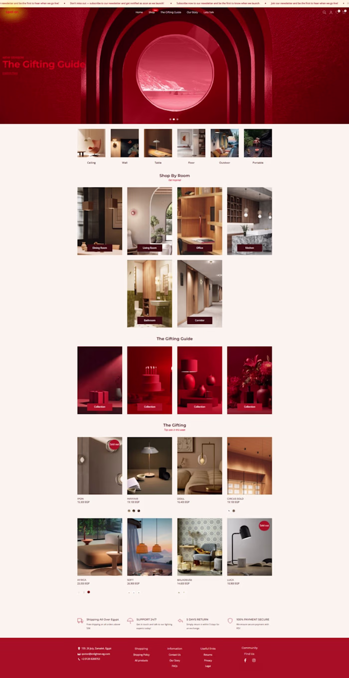 SpotOn: Complex Shopify Revamp & Restructuring