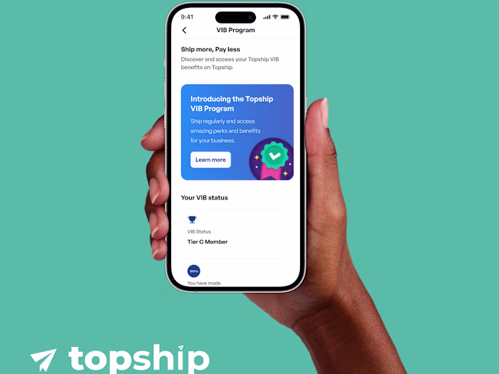 Topship (YC W22) : send and receive
items globally.