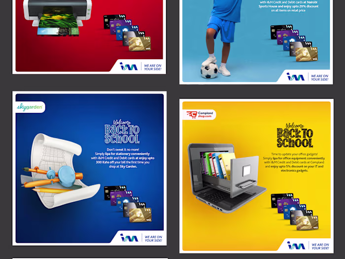 Copywriting Campaign for a Financial Institution (Back to School