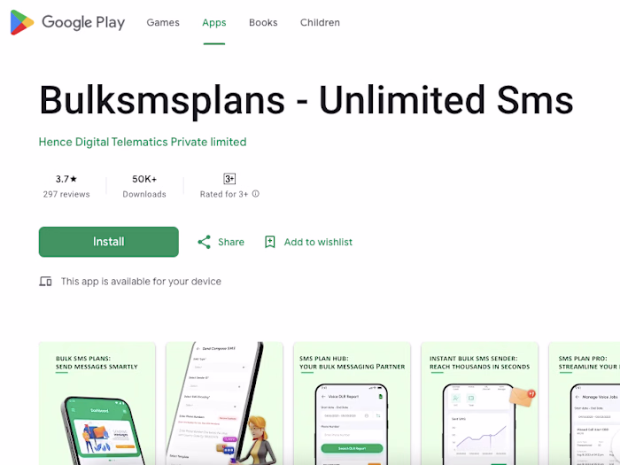 Bulksmsplans - Unlimited Sms - Apps on Google Play