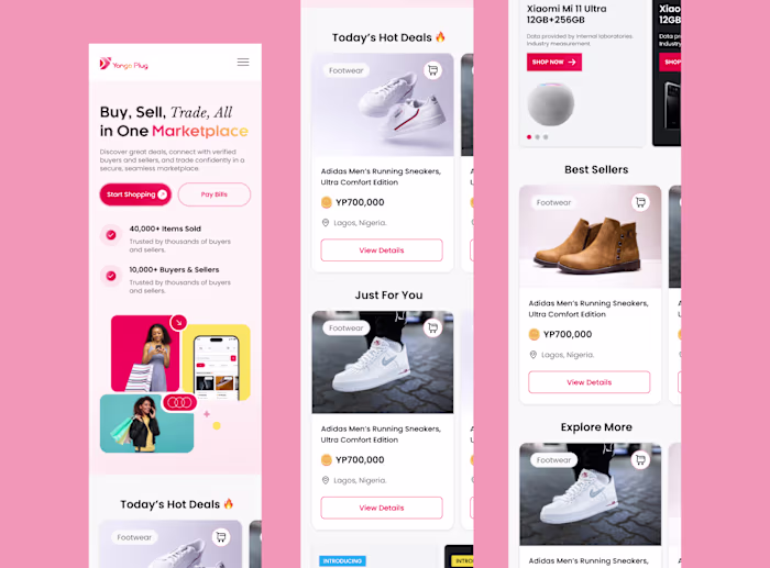 Yangaplug Mobile App Redesign
