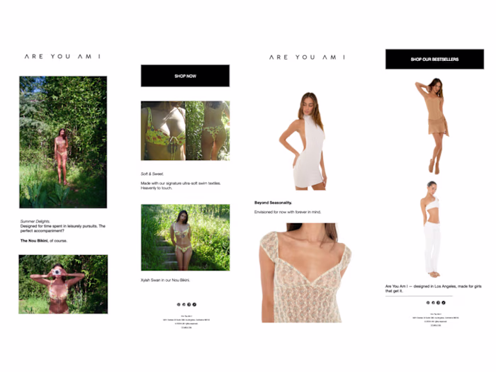 Are You Am I Email Design