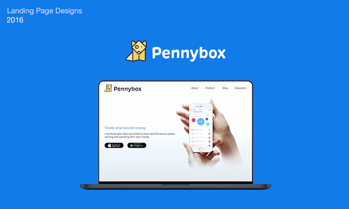 Landing Page UI Designs - Product
