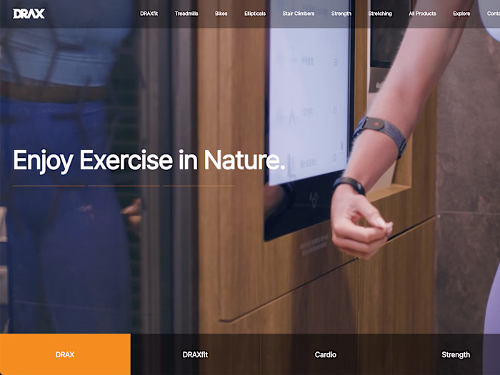 DraxFit Website Development