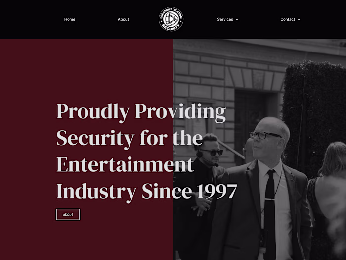 Web Design for Security Agency