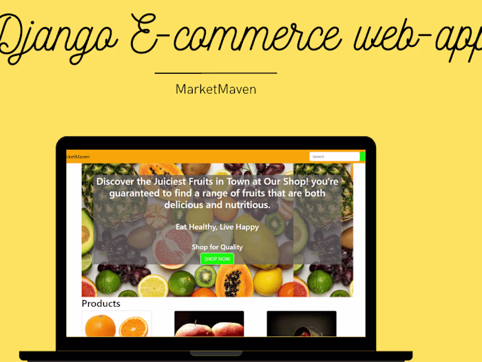 Django E-commerce web-app