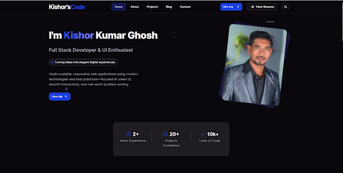 Personal Portfolio with Full-Stack CMS