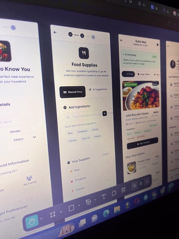 Working on an ai powered meal planner app