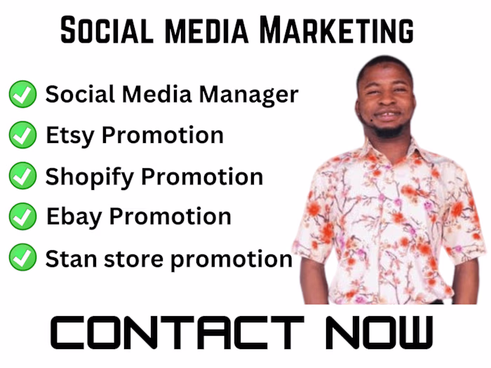 I will do etsy promotion, shop promotion, shopify, etsy traffic,