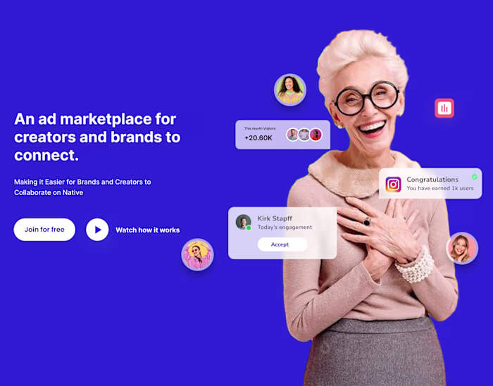 A landing page idea
