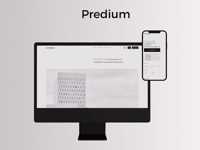 Predium - for sustainable and profitable real estate