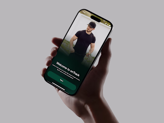A clean and immersive onboarding