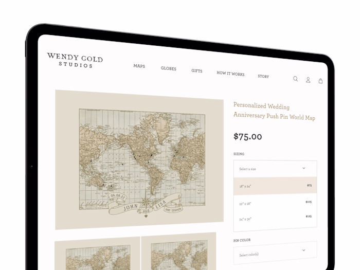 CRO Implementation for Wendy Gold Store