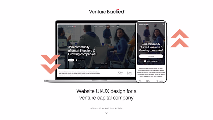 VentureBacked: Driving Investment through High-Authority UI/UX