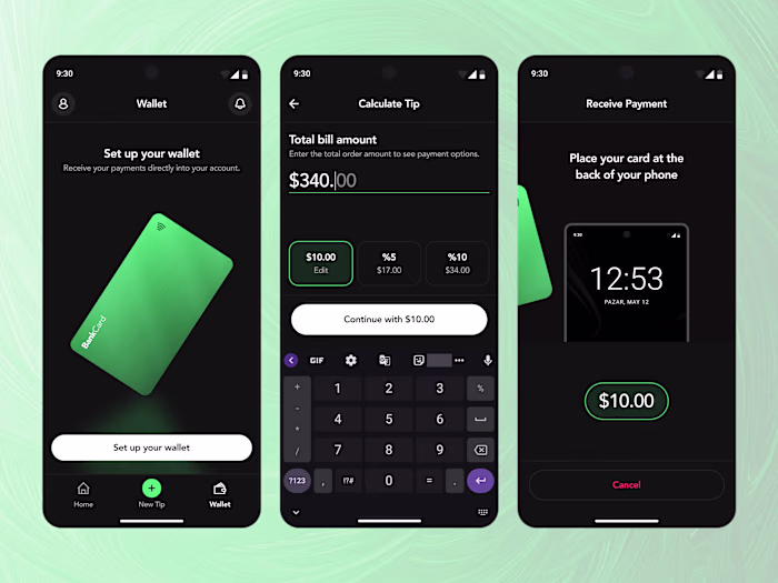 Tippr App Design