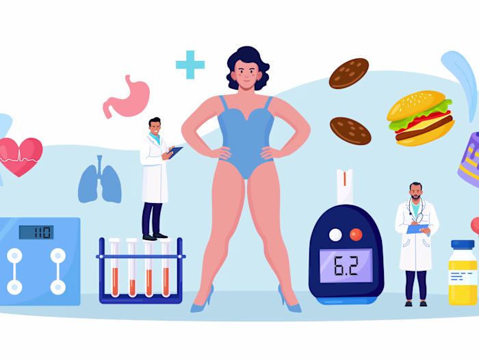 Faceless YouTube Video | 2D Motion Graphic |  Weight Lose