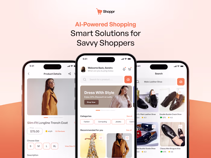 Shoppr - E Commerce Mobile App Design Case Study