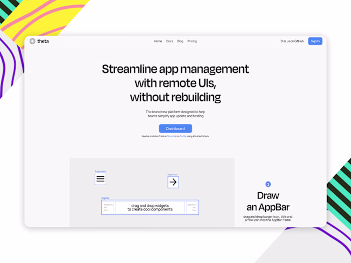 Theta's Website: Framer Design & Development