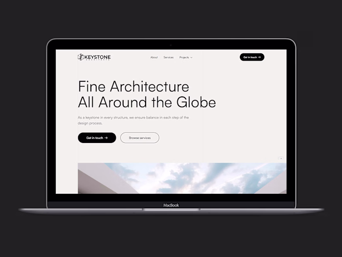 Webflow Website for Keystone Architects