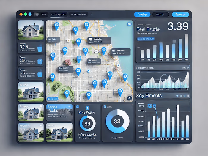 Real Estate Data Scraping and Visualization Platform