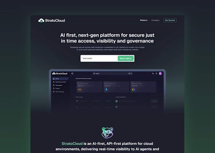StratoCloud 🔗https://www.strato-cloud.io/ My role: Framer D...