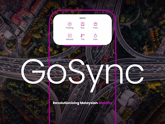 Mobility App, GoSync | UI/UX Design