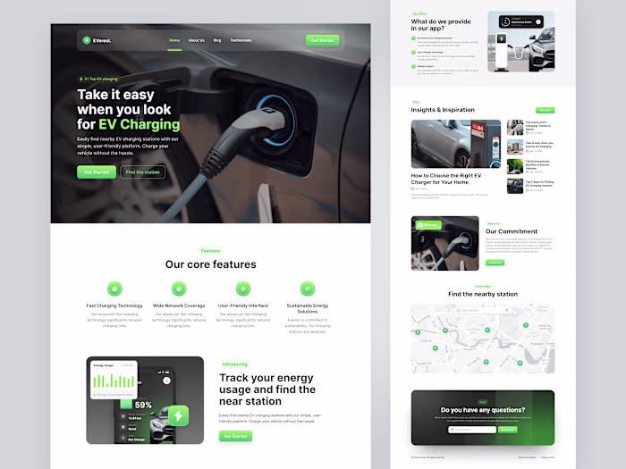 EV Charging App & Website