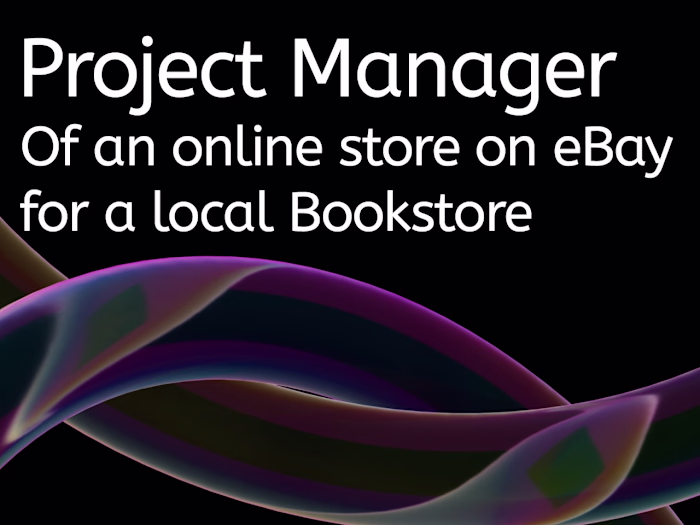 Project Manager in New Online Sales Department