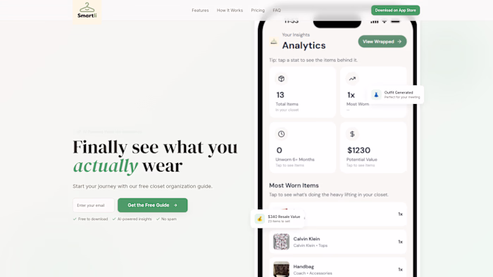 Development of Smartli AI Closet Assistant