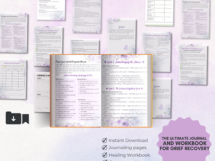 Wellness Planner Design and Marketing Mockups