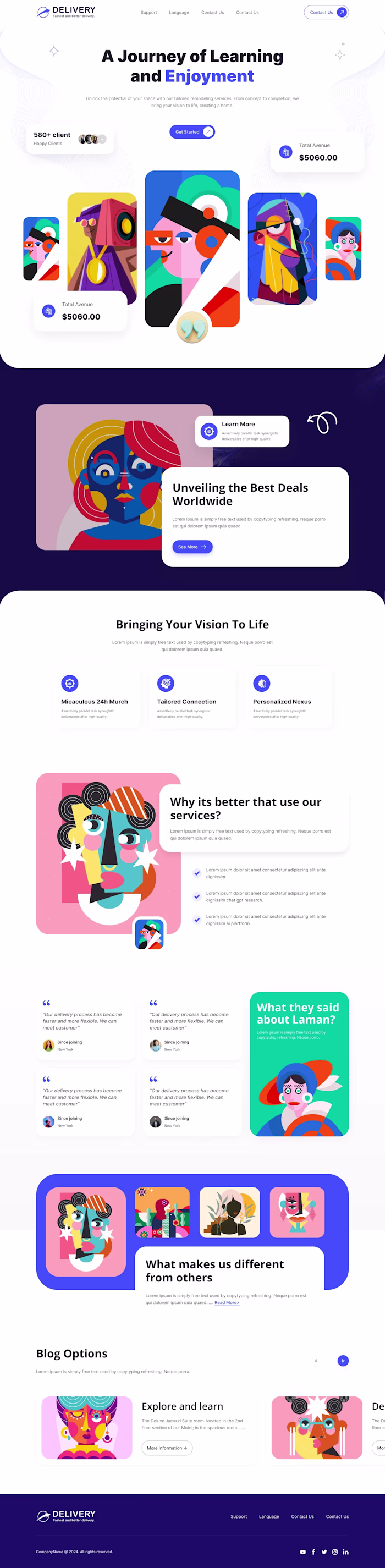 A Vibrant E-Commerce Website Design in Figma