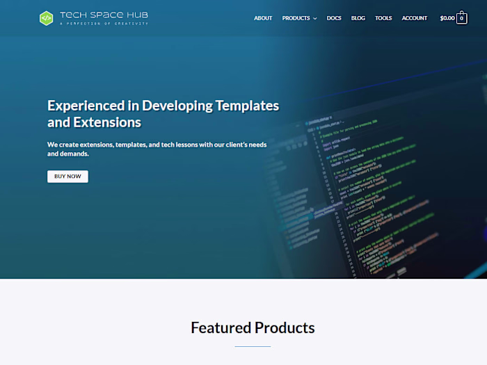 Creation of an e-commerce website that offers online sales of CM