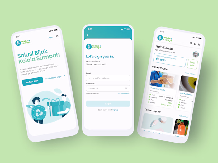 Waste 4 Change Mobile Web Redesign