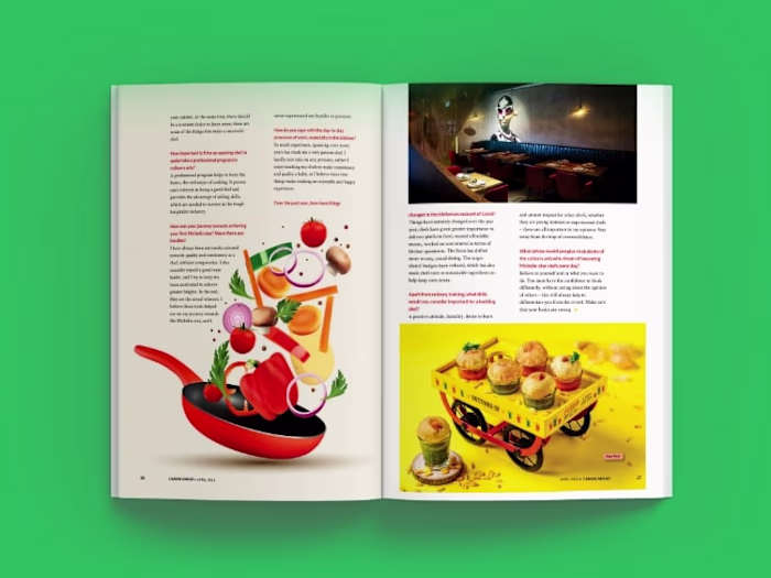 Magazine Design for Career Ahead