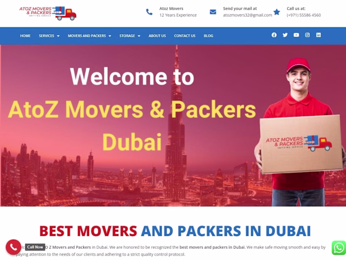 Best Movers and Packers in Dubai | Dubai Movers