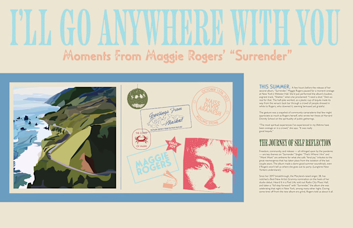 Custom Editorial Magazine With Illustration and Photography 