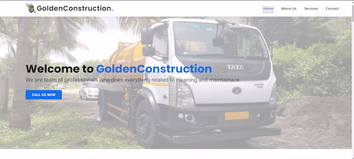 Golden Construction Portfolio Website