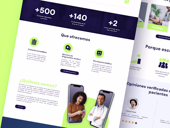 Clean, Responsive Web Development for a Modern Medical Clinic
