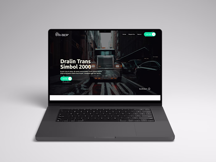 Dralin Trans Simbol 2000 Landing page