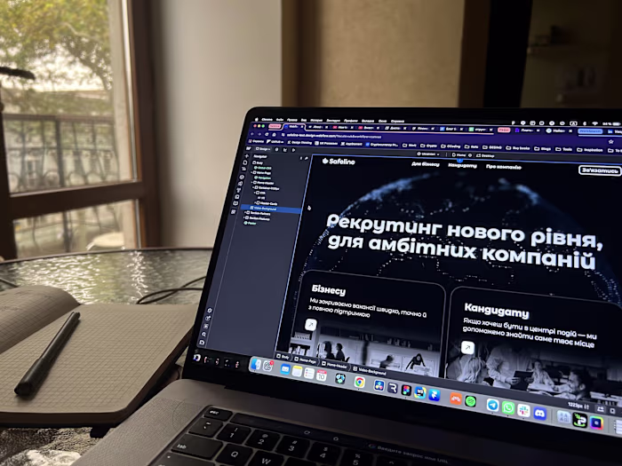 My last product work – corporate website for the Internation...