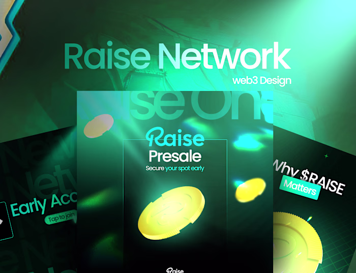 Raise Network Social media Design