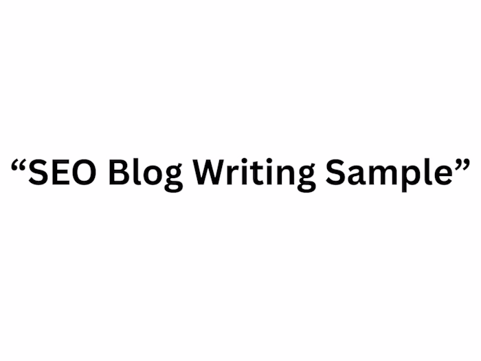 SEO Blog Writing Sample – Digital Marketing & AI